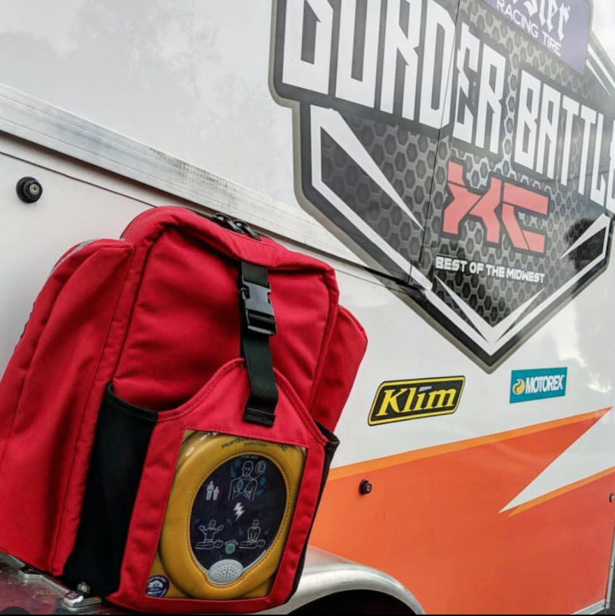 AED Donated To Border Battle XC